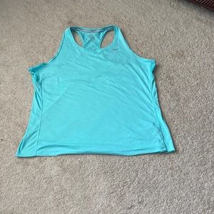 Nike running, dri-fit, blue/ teal, 1X